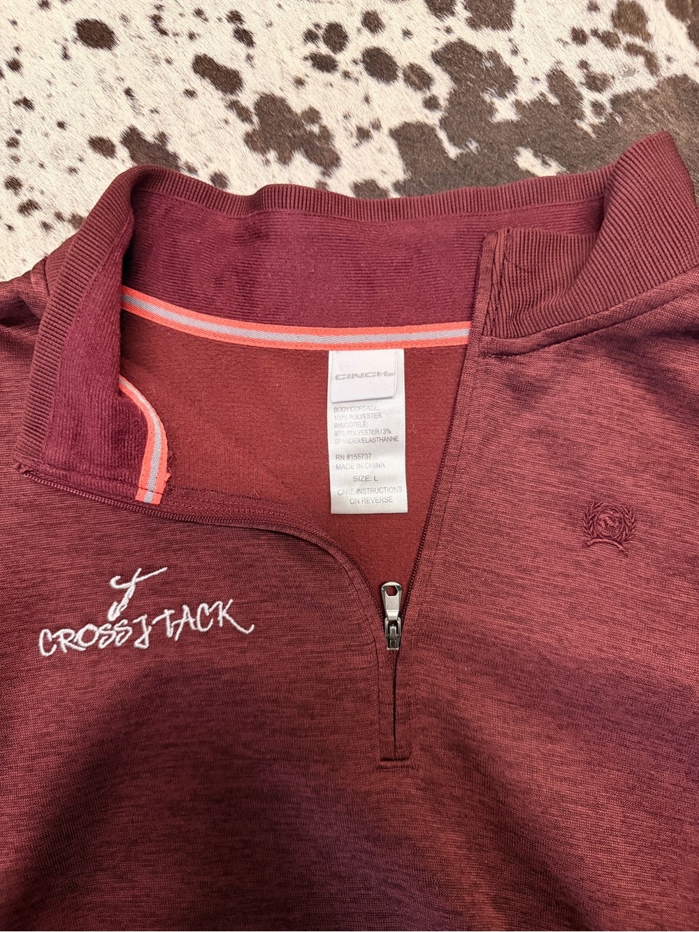 Cinch Quarter Zip - Picture 2 of 2